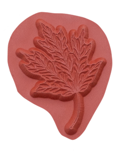 Unmounted Maple Leaf Rubber Stamp, Fall Leaves Series umE2602