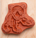 Bear Cub Rubber Stamp, small
