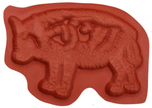 Unmounted Striped Hyena Rubber Stamp, Africa, Middle East, Central Asia, Indian Wildlife umJ5019