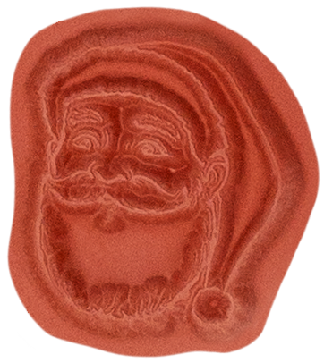 Unmounted Santa Claus Rubber Stamp, Christmas umD5304