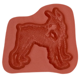 Unmounted Miniature Schnauzer Rubber Stamp, Dog umJ8005