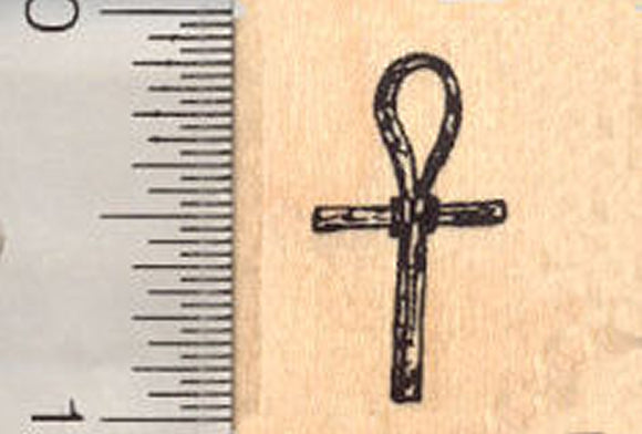 Small Egyptian Ankh Rubber Stamp