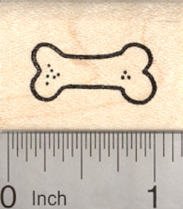 Dog Bone Rubber Stamp