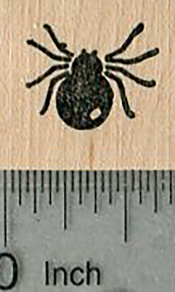 Small Spider Rubber Stamp, Halloween Series
