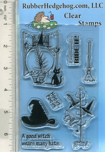 Witch Clear Stamp Set, Halloween Series