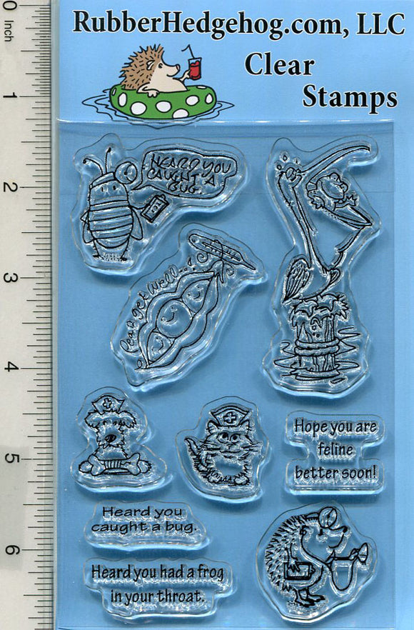 Get Well Soon Clear Stamp Set