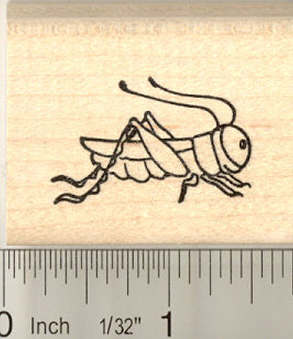 Grasshopper Rubber Stamp