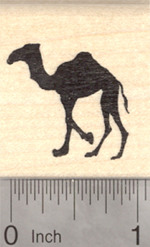 Camel Silhouette Rubber Stamp
