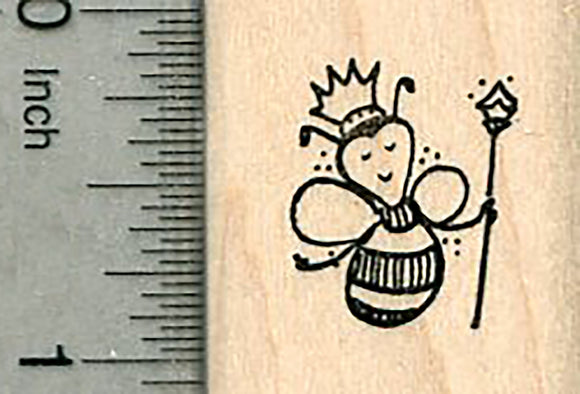 Queen Bee Rubber Stamp, Mother's Day, Friendship