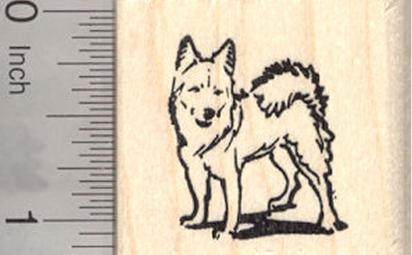 Icelandic Sheepdog Rubber Stamp, Working Dog Breed