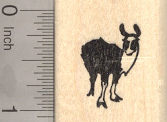 Tiny Llama Rubber Stamp