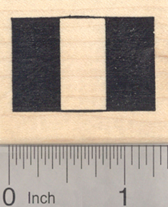 Flag of Nigeria Rubber Stamp, Federal Republic West Africa
