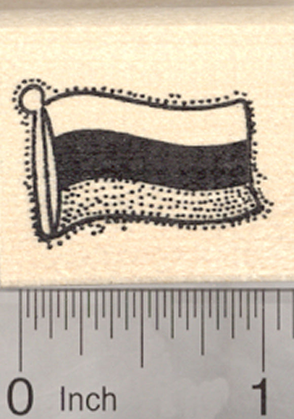 Flag of Russia Rubber Stamp, Russian Federation
