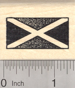 Flag of Jamaica Rubber Stamp, Saltire