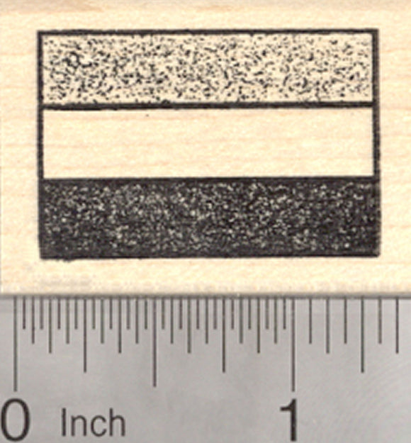 Flag of Hungary Rubber Stamp, Netherlands