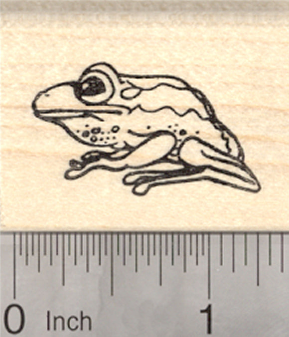 Frog Rubber Stamp