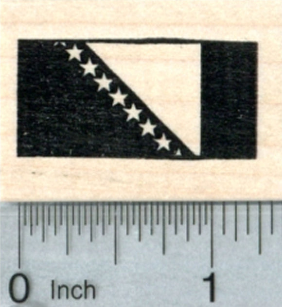 Flag of Bosnia Rubber Stamp, and Independent Republic Herzegovina