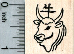 Year of the Ox Rubber Stamp, Chinese New Year, Zodiac