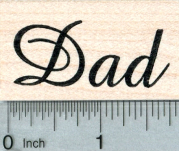 Dad Rubber Stamp, Father's Day Series