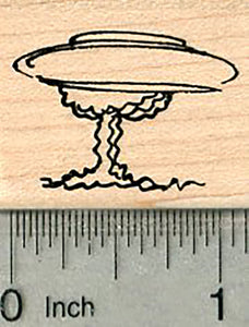 Explosion Rubber Stamp, Science Series, Reaction