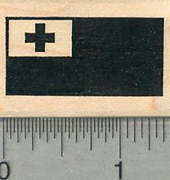 Flag of Tonga Rubber Stamp