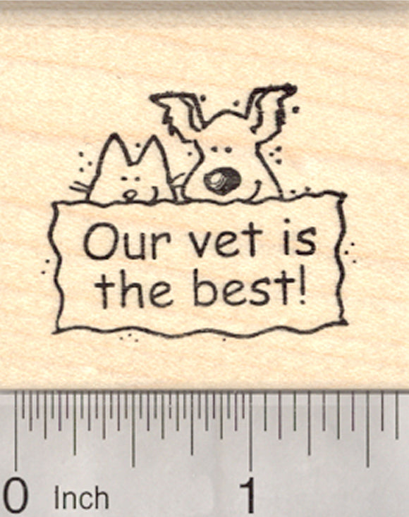 Our Vet is the Best Rubber Stamp