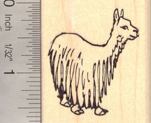 Suri Alpaca Rubber Stamp
