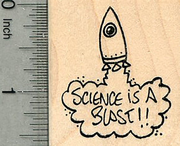 Science is a Blast Rubber Stamp, Rocket
