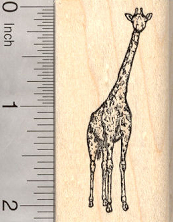 Giraffe Rubber Stamp, Small