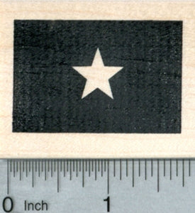 Flag of Vietnam Rubber Stamp, "red flag with yellow star"