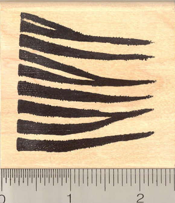Zebra Stripes Rubber Stamp