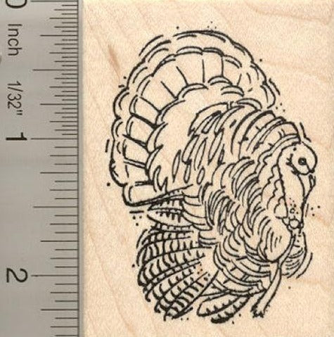 Traditional Turkey Rubber Stamp