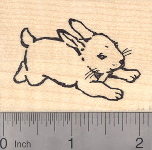Bunny Rabbit Rubber Stamp