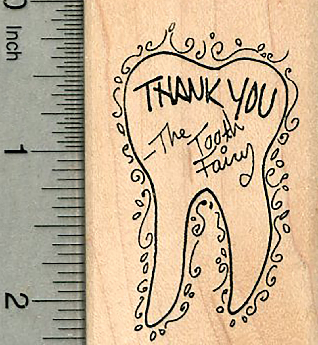 Thank You Rubber Stamp – RubberHedgehog Rubber Stamps