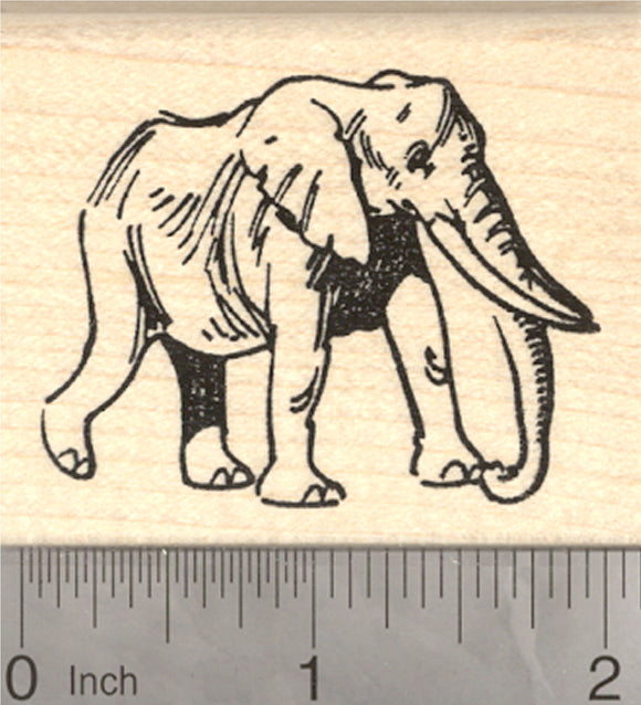 Elephant Rubber Stamp