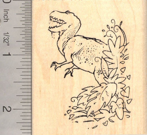 Tyrannosaurus Rex, Dinosaur Rubber Stamp