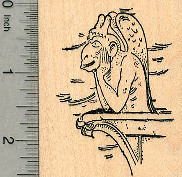 Gargoyle Rubber Stamp, Architecture series