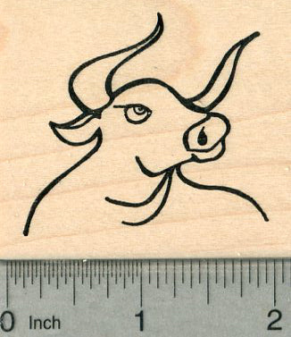 Chinese New Year Rubber Stamp, 2021, Year of the Ox