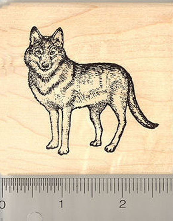 Wolf Rubber Stamp
