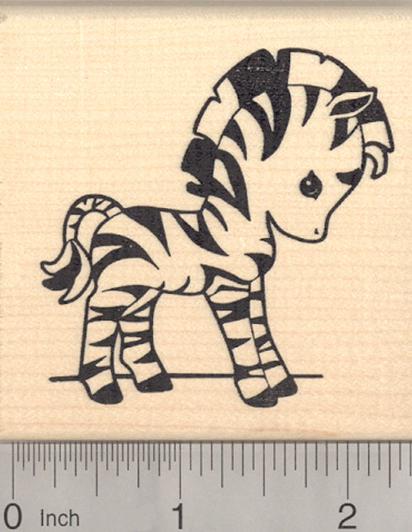 Zebra Rubber Stamp
