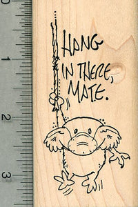 Hang In There Rubber Stamp, Australian Koala, Mask Series