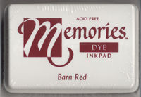 Memories Dye Ink Pad - Barn Red