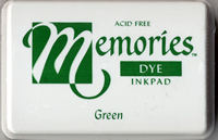 Memories Dye Ink Pad - Green