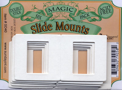 Slide Mounts - Pack of 6