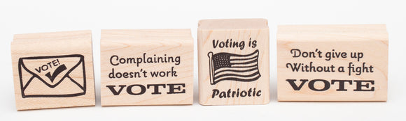 Voting Rubber Stamps