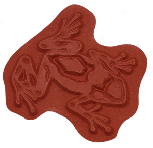 Unmounted Poison Dart Frog Rubber Stamp, Arrow, Toxic Frogs umH3203
