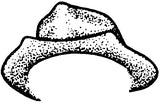 Unmounted Cowboy Hat Rubber Stamp umG3217