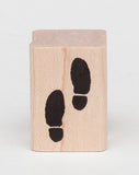Tiny Footprints Rubber Stamp, Leprechaun tracks, fairy, elf feet