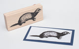 Ferret Rubber Stamp, Realistic Sable