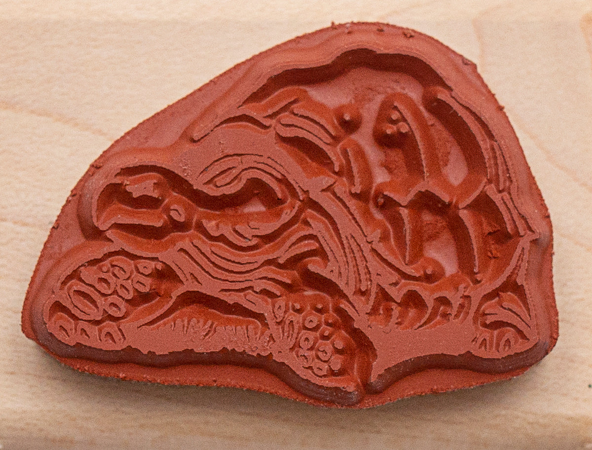 Galapagos Tortoise Rubber Stamp – RubberHedgehog Rubber Stamps